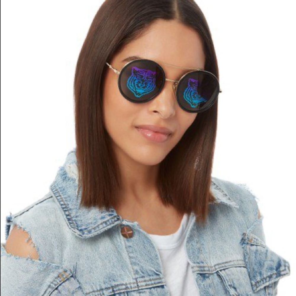 NEW GUCCI GG0061S 014 ROUND METAL SUNGLASSES GUCCI